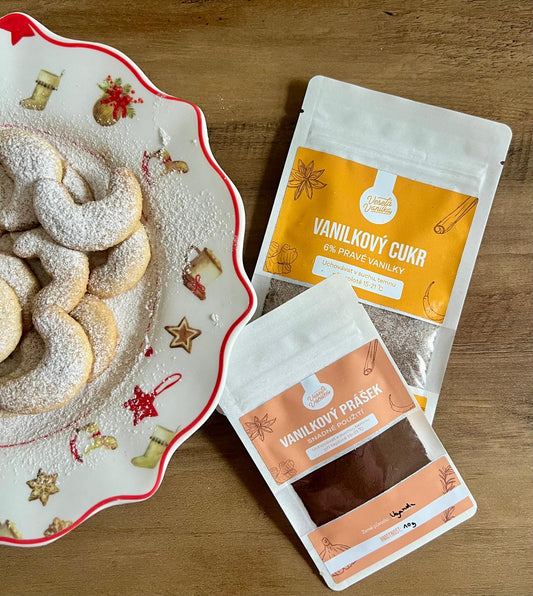 Babiččiny vanilkové rohlíčky s pravou vanilkou
