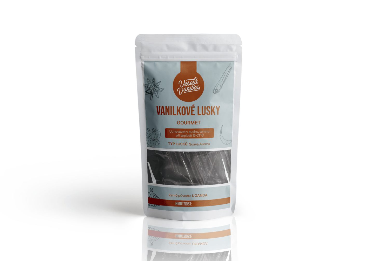 Obal vanilkových lusků Suava aroma